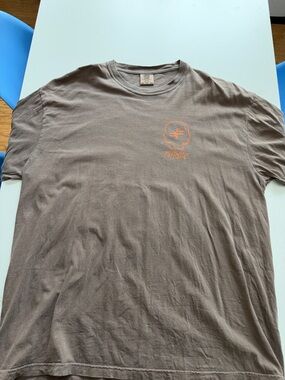 Thrice Short-Sleeve T-Shirt - Brown with Orange Accent